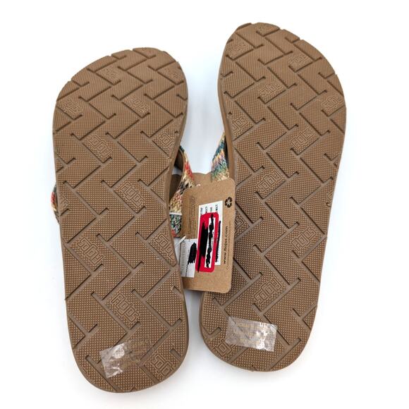 Flojos Juno Waeve Sandals Raffia Strap Multicolor Womens Size US10 - Picture 7 of 10